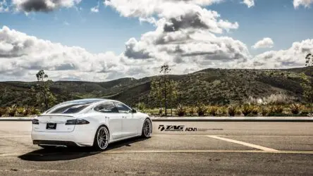 Tesla Model S With ADV1 Wheels Image 12