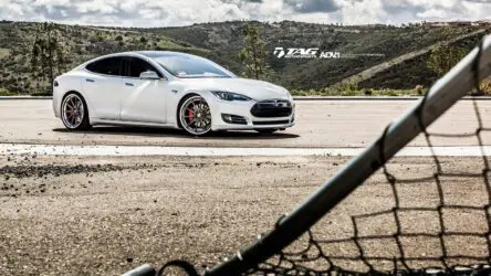 Tesla Model S With ADV1 Wheels Image 14
