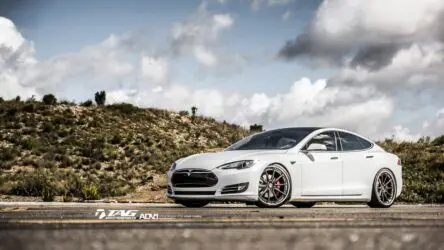 Tesla Model S With ADV1 Wheels Image 3