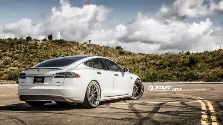 Tesla Model S With ADV1 Wheels Image 5