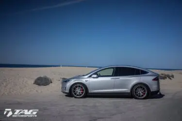 Tesla Model X with HRE P101 Wheels 5