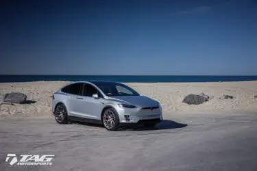 Tesla Model X with HRE P101 Wheels 6