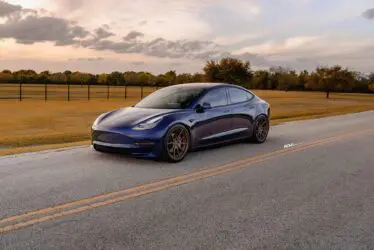 Blue Tesla Model 3 – ADV.1 Aftermarket Forged Wheelsance-wheels-adv1-bronze-range-extending-rims-a