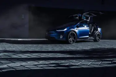 Dark Blue Matte Metallic Tesla Model X – ADV.1 Concave Forged Wheelss-adv1-wheels-e