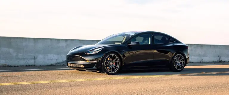Solid Black Tesla Model 3 Adorned With Forgestar CF5V Wheels