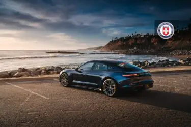 Porsche Taycan Turbo S with HRE P101SC Wheels in Brushed Dark Clear