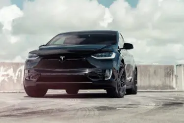 Solid Black Tesla Model X – ADV.1 Advanced Series Wheels