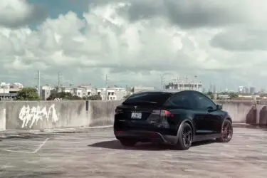 Solid Black Tesla Model X – ADV.1 Advanced Series Wheels