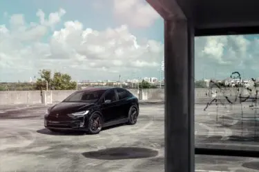 Solid Black Tesla Model X – ADV.1 Advanced Series Wheels