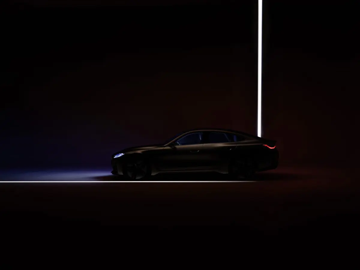 BMW i4 Gran Coupe All Electric Teaser