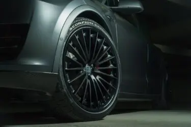 Midnight Silver Tesla Model X With HRE S209 Wheels In Satin Black