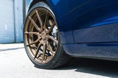 Deep Blue Metallic Tesla Model 3 Dual Motor With ADV.1 Wheels