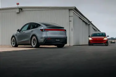 Red Rocket Tesla Model 3 Performance Highland and Model Y Juniper on UP-RW Road Warrior Wheel by Unplugged Performance 1920px (6)