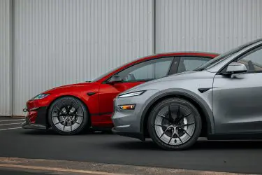 Red Rocket Tesla Model 3 Performance Highland and Model Y Juniper on UP-RW Road Warrior Wheel by Unplugged Performance 1920px (7)