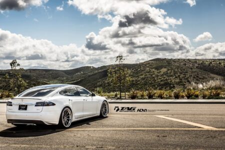 Tesla Model S With ADV1 Wheels Image 12