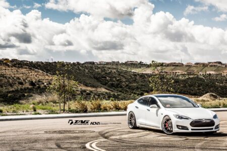 Tesla Model S With ADV1 Wheels Image 13