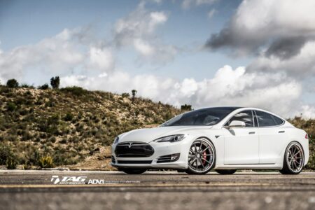 Tesla Model S With ADV1 Wheels Image 3