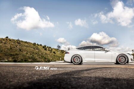 Tesla Model S With ADV1 Wheels Image 8