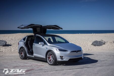 Tesla Model X with HRE P101 Wheels 2