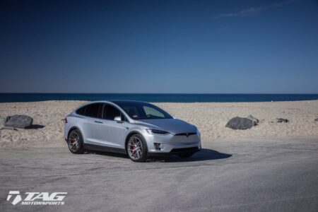 Tesla Model X with HRE P101 Wheels 6