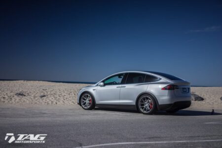 Tesla Model X with HRE P101 Wheels