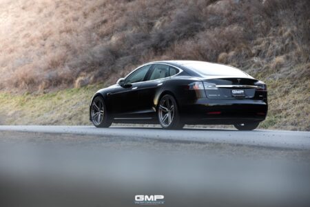 Black Tesla Model S P100D – Vossen Wheels