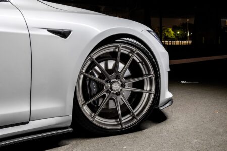 Pearl White Tesla Model S – ADV.1 Wheels