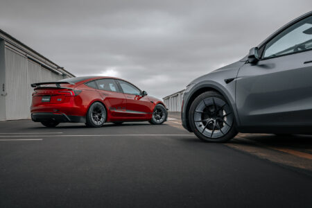 Red Rocket Tesla Model 3 Performance Highland and Model Y Juniper on UP-RW Road Warrior Wheel by Unplugged Performance 1920px (9)