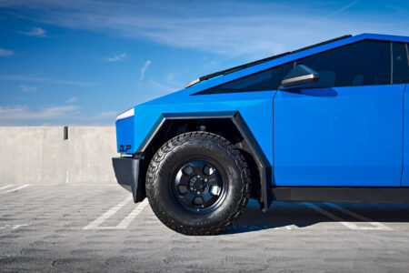 Matte-Blue-Tesla-Cybertruck-With-UP.FIT-Forged-Police-Car-Wheels-In-Satin-Black-Image-1