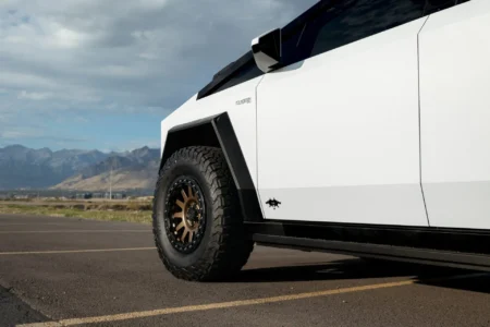White-Tesla-Cybertruck-UP-03-Beadlock-Forged-Wheels-in-Custom-Finish-Satin-Bronze-Unplugged-Performance-Image-4-scaled.jpg