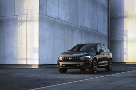 2027 Volvo XC60 Black Edition Front Three Quarter View