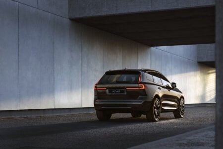 2027 Volvo XC60 Black Edition Rear Three Quarter View