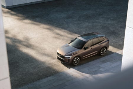 2027 Volvo XC60 Plug-In Hybrid Elevated Front Three Quarter View