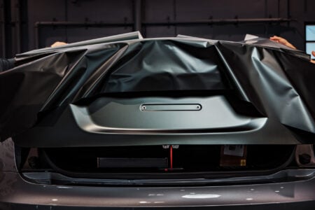 Matte Platinum Dark Sage 2026 Tesla Model S Plaid Wrap By Bulletproof Auto Spa Image 10