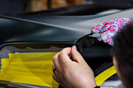 Matte Platinum Dark Sage 2026 Tesla Model S Plaid Wrap By Bulletproof Auto Spa Image 11